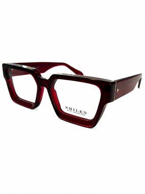 Smilen Elite 28 Burgundy 59-18-150 Eyeglasses Frames